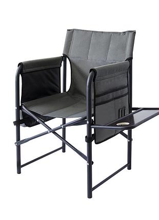 Стілець "режисер з полицею" d25 мм (меланж, сірий)