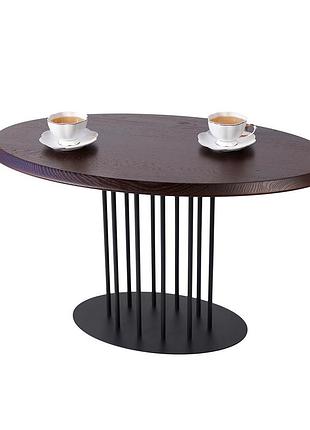 Журнальный стол "турмалин", орех амарена 900*550 мм/черный каркас