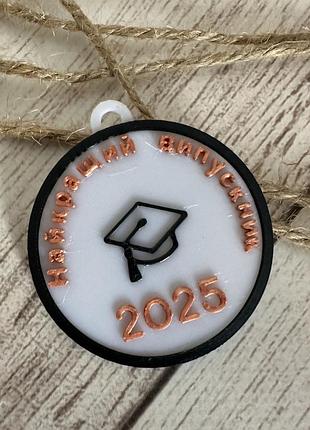 Медаль “найкращий випускник 2025” / нагорода для школи, спорту, конкурсів, 1 вересня, першокласнику