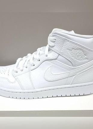 Кожаные хайтопы кроссовки nike jordan 35,5 р. стелька 22,5 см.