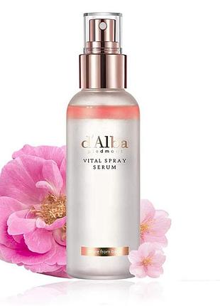 Заспокійлива сироватка-спрей із білим трюфелем d'alba white truffle vital spray serum 100ml