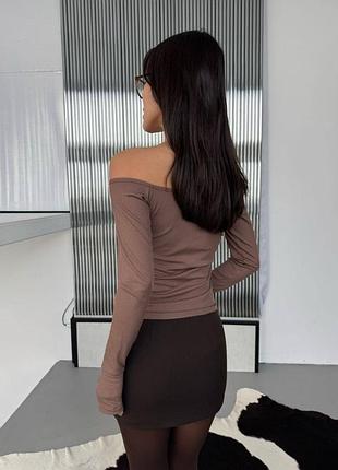 Лонгслів з відкритими плечима 9