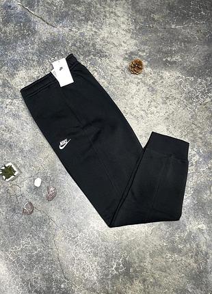 Теплі на флісі чоловічі штани nikeна манжетах bv2671-010. оригінал сша.