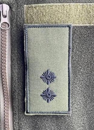 Погон лейтенант на липучке олива