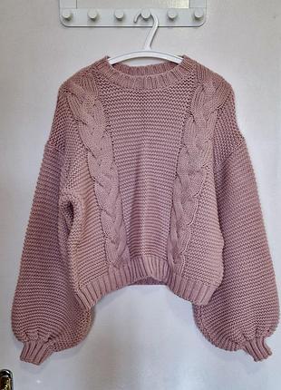 Светр вовняний жіночий historia club, колір брудний рожевий, onesize