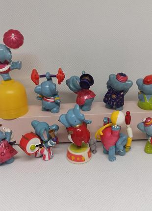 Слоны в цирку, 1998, коллекция фигурок киндер 3