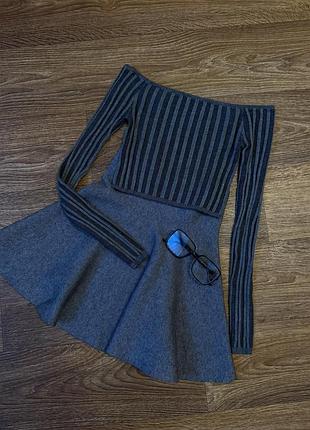 Кофточка взлетная вязка удлиненный рукав