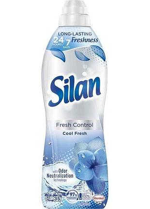 Кондицiонер 770мл для білизни fresh control cool fresh для всих типів тканин тм silan