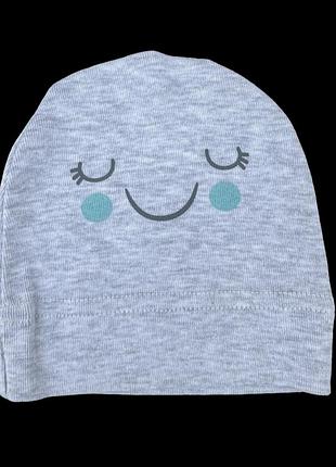 Шапочка "смайлик", бавовна тм "sweet mario"