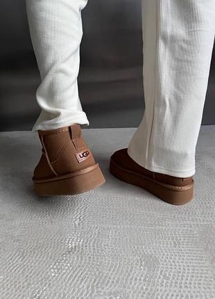 Уггі ugg ultra mini platform ginger 6