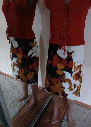 Юбка женская, фирменная котоновая.