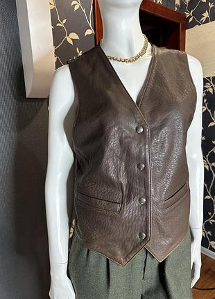 ⚜️♥️жилетка натур шкіра . стан нової