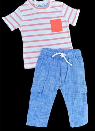 Костюм 2 в 1: футболка, штани, бавовна тм "idilbaby&mamino"