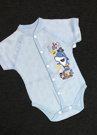 Боди-футболка, мелованная ажур тм "happy tot" 80 см