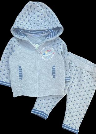 Костюм 2в1: кофта, штани, капітон тм "bebessi" 80 см