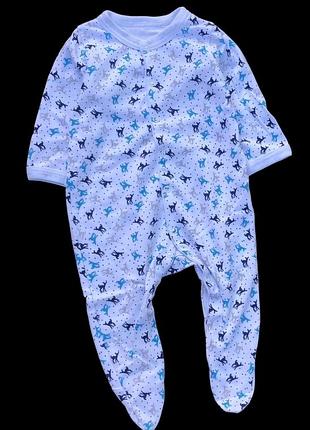 Чоловічок "принт", інтерлок тм "coolton" 74 см