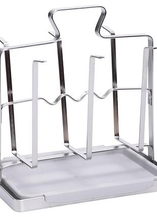 Сушарка-органайзер для посуду на кухню зі сталі hp-46-14
