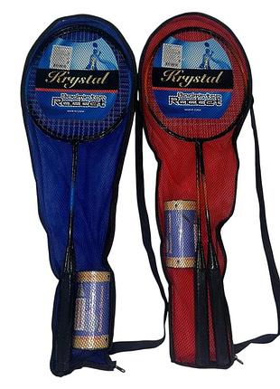 3 ym бадмінтон, 2 кольори, 2 ракетки, воланчик у чохлі