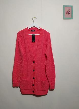 Новый коралловый кардиган на пуговицах от remel.