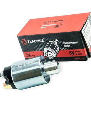 Реле втягивающее стартера lanos, geely mk,ck 2 отверстия flagmus