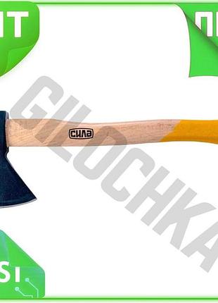 Ve топор сила 1000г с new version деревянной ручкой для рубки дерева сокира для дачи и леса n6w_ver