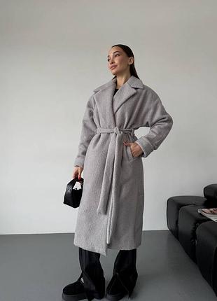 Пальто оверсайз букле 
(утеплене⛄️)