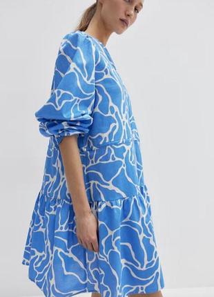 Женское хлопковое свободное платье h&amp;m