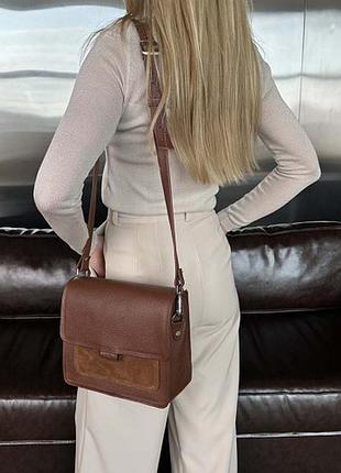 Натуральная кожа замша лаковая кожа много цветов сумка