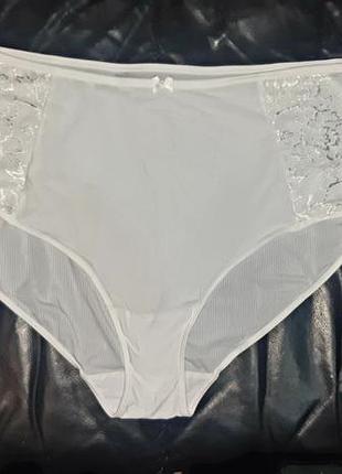Красивые соблазнительные трусы слипы из эластичного маиориала и кружева большого размера