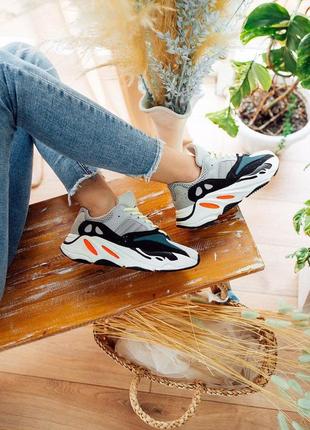 Жіночі кросівки adidas yeezy boost 700 wave runner solid