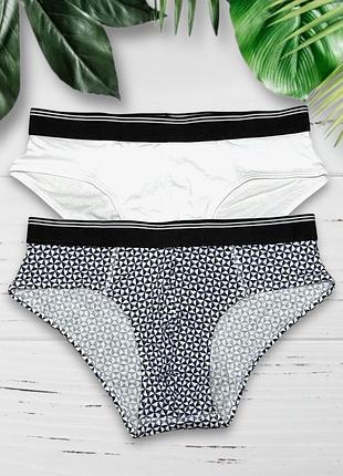 Набір 2 од. чоловічі бавовняні труси сліпи primark, m