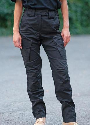 Жіночі тактичні штани rip-stop kayman чорні поліція, 42-52 рр