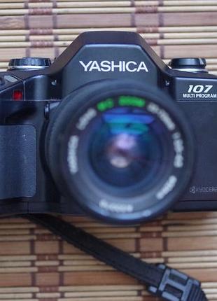 Фотоаппарат yashica 107 multi program + yashica mc zoom 35-70
