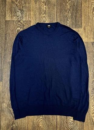 Чоловічій светр 100% вовна uniqlo
