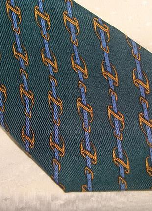 Галстук hermes оригинал шелк франция винтаж