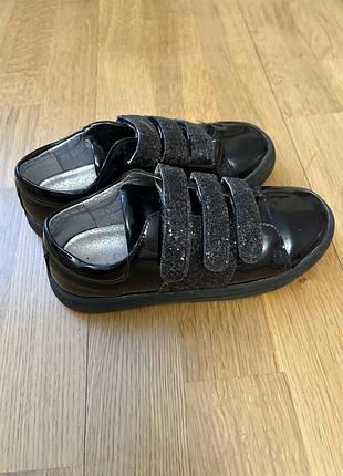 Ботинки кожаные лаковые