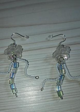 Сережки "медуза"