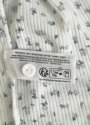 Лонглсів білий primark на ґудзиках 6