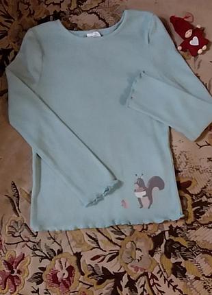 Свитшот в рубчик 5-6р, билочка