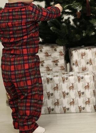 Дитяча піжамка в клітинку 2