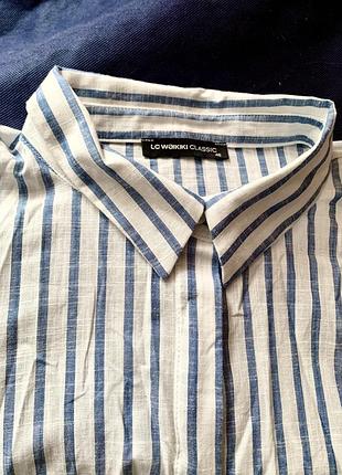 Сорочка жіноча, у смужку , lc waikiki classic