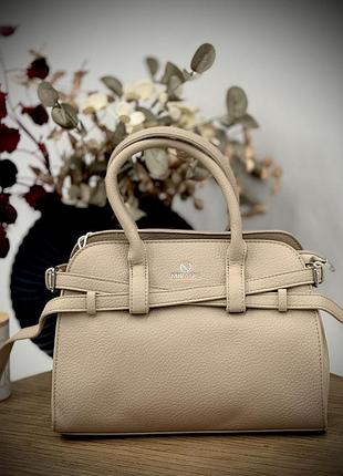 Жіноча сумка mirang чорна з екошкіри