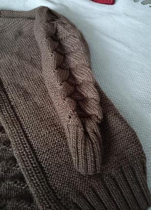 Вязаный женский кардиган 5