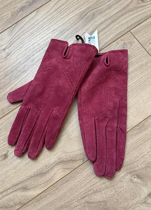Замшеві рукавички