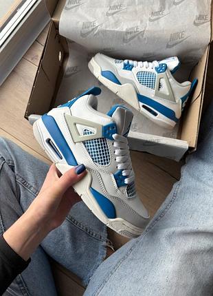 Jordan 4 retro military blue 2