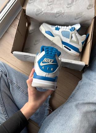 Jordan 4 retro military blue 3