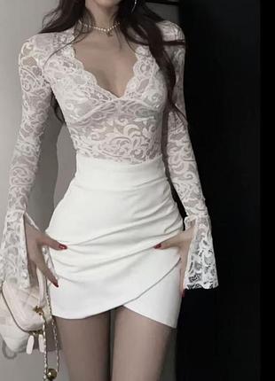 Кофта кружевная,кроп топ,с кружевом,на фотосессию