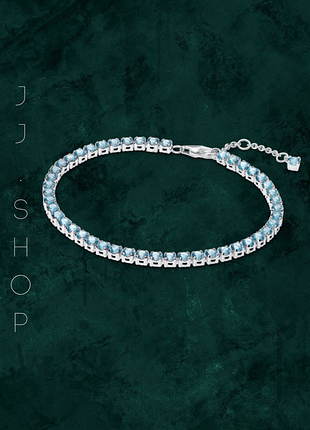 Серебряный браслет "голубое сияние" pandora (пандора) 591469c03