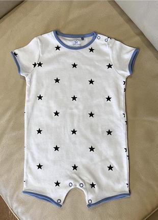 Ромпер, пісочник від некст 6-9 міс ріст 74 стан нового б/б дов від плеча до низу 46, шир 28