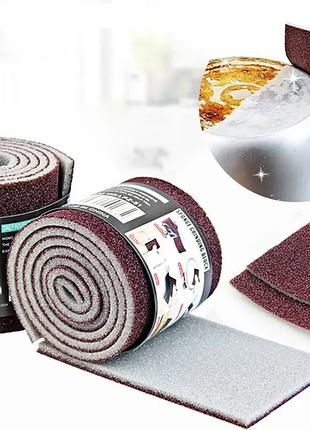 Абразивная губка для чистки посуды sandpaper and-5599